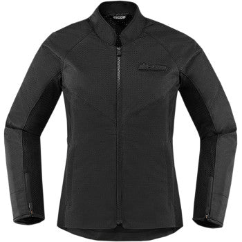 Image of Icon Women'S Hooligan™ Perf Jacket Color Black Size X-Small