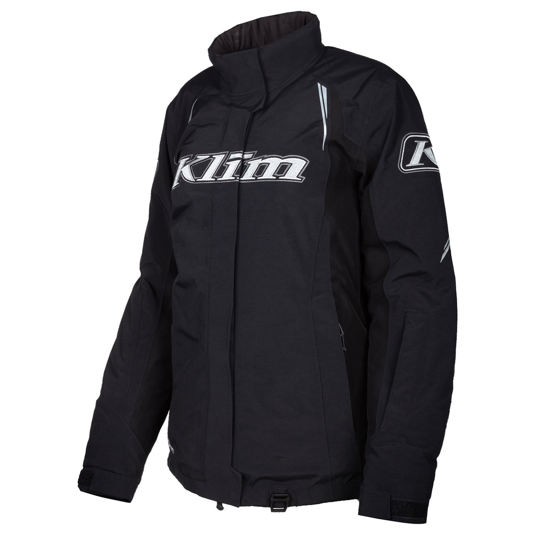 Image of KLIM Strata Jacket Size X-Small Color Black - Metallic Silver