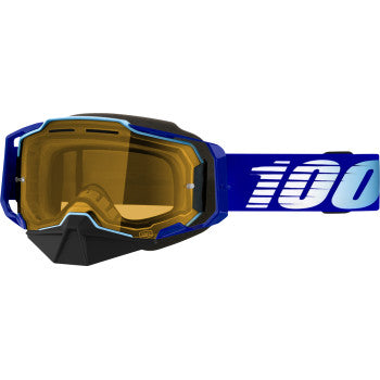 100% Armega Snow Goggles — Yellow Lens
