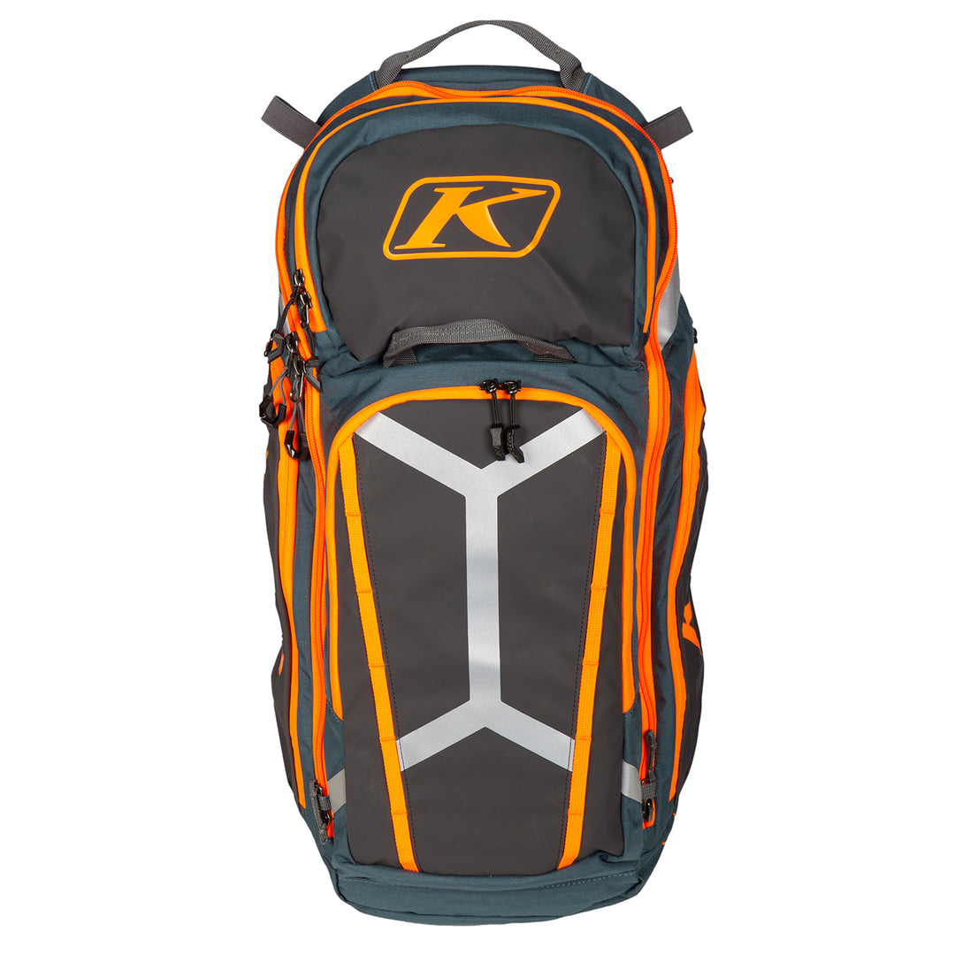 Image of KLIM Arsenal 30 Backpack Color Petrol - Strike Orange