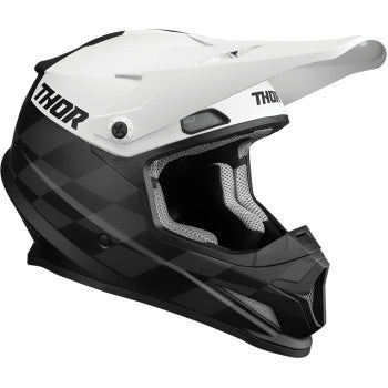 Image of Thor Sector Birdrock Helmet Color White / Black Size X-Small