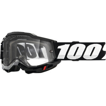 Image of 100% Accuri 2 Enduro MTB Goggles Color Black/Clear