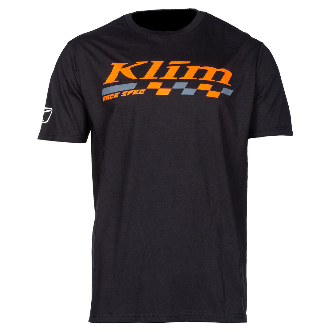 Image of KLIM Race Spec SS T Size XS Color Black - Strike Orange