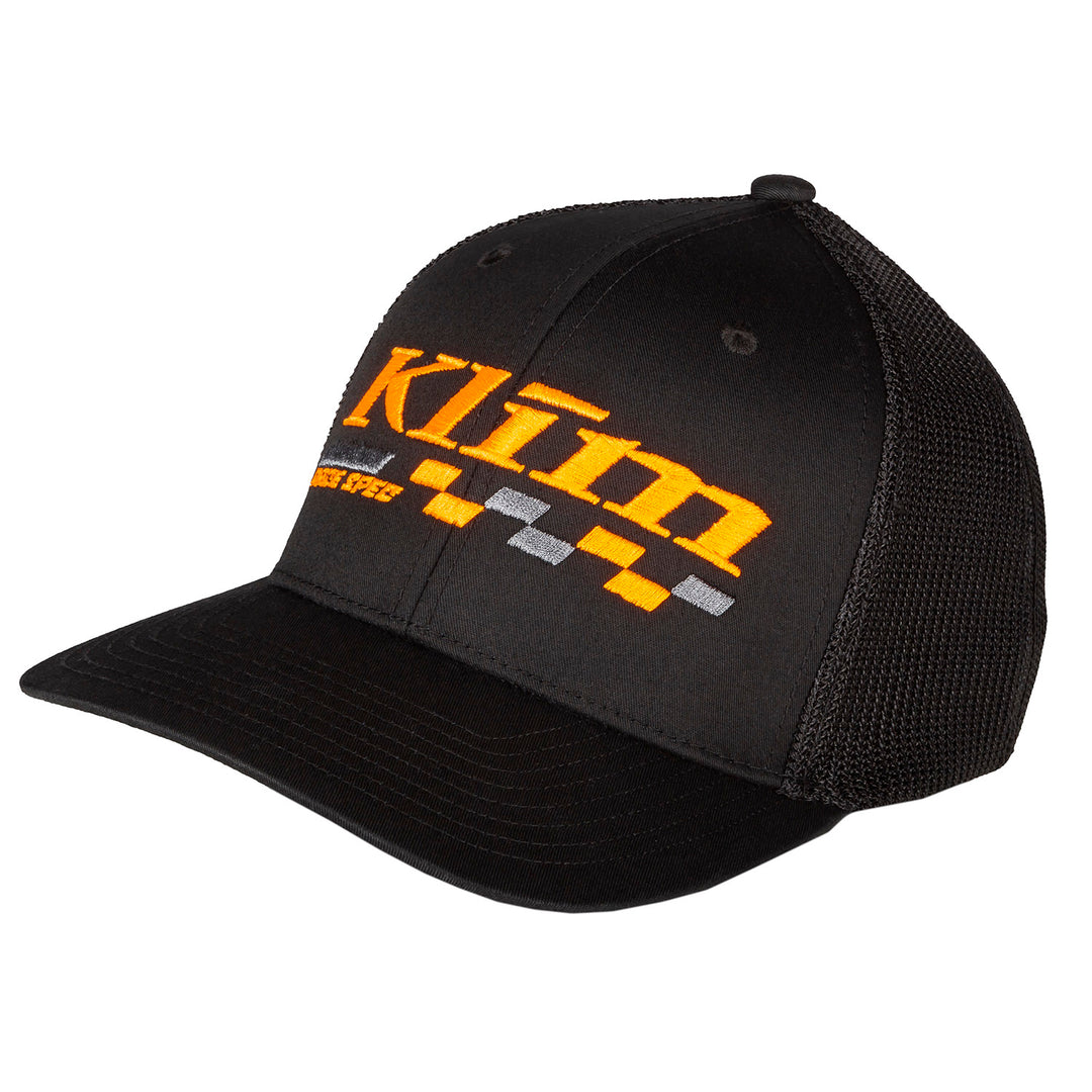 Image of KLIM Race Spec Hat Size ONE SIZE FITS ALL Color Black - Strike Orange