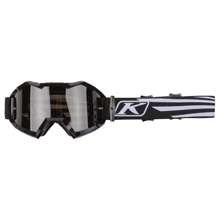Image of KLIM Viper Off-Road Goggle Color Illusion Black - White Dark Smoke Lens