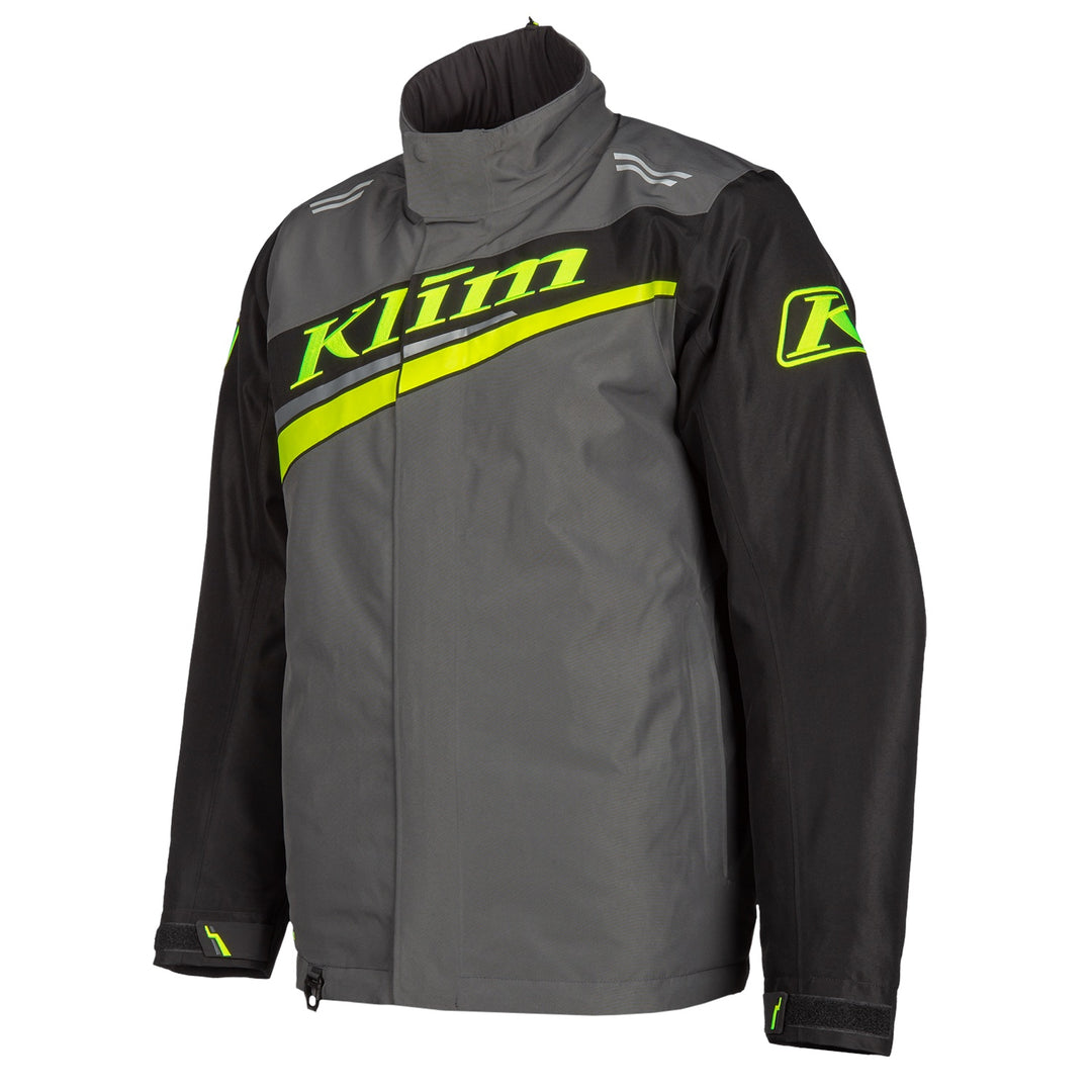 Image of KLIM Kaos Jacket Size 3X-Large Color Asphalt - Hi-Vis