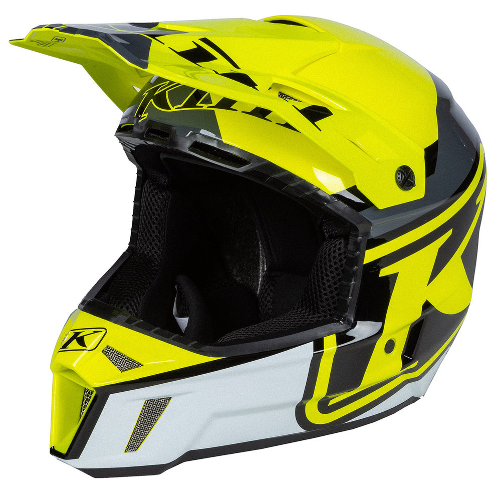 KLIM f3-visor Disarray Hi-Vis
