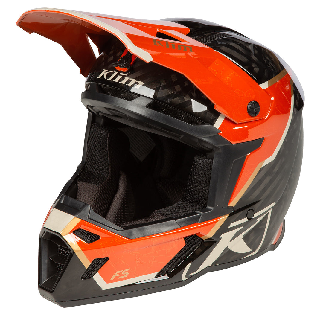 Image of KLIM F5 Koroyd Helmet ECE/DOT Size 3X Color Topo Potter's Clay