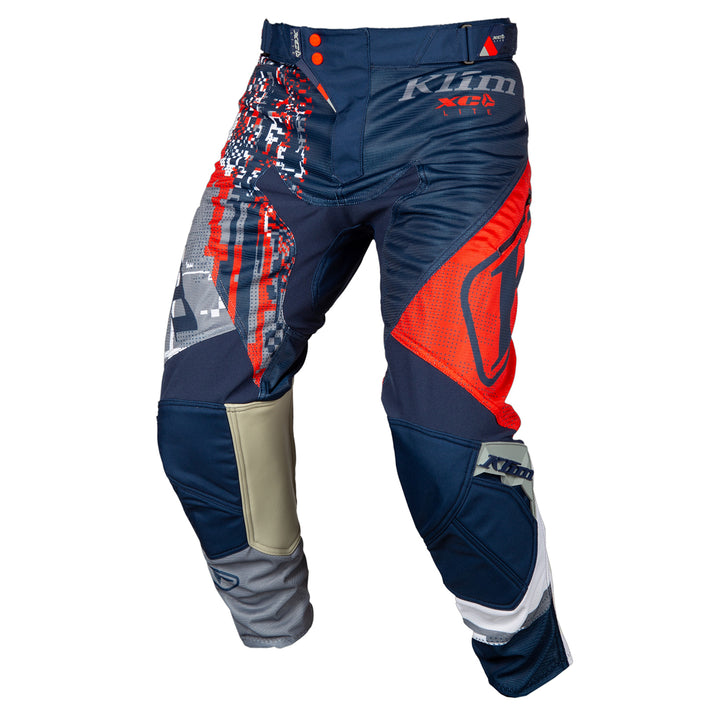 Image of KLIM XC Lite Pant Youth Size 22 Color Digital Chaos Red