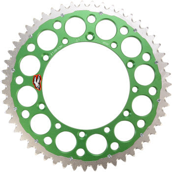 Renthal Twinring™ Rear Sprocket • 51 Tooth Green