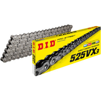 Image of DID 525 VX3 Drive Chain Links 110 Links Color Natural