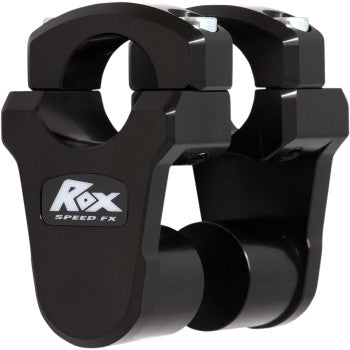 Image of Rox 2" Pivoting Handlebar Riser for Indian Rise Amount 2" Color Anodized