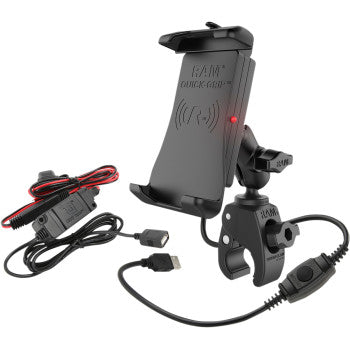 Image of Ram Mounts Quick-Grip™ Waterproof Wireless Charging Mount Title Default Title