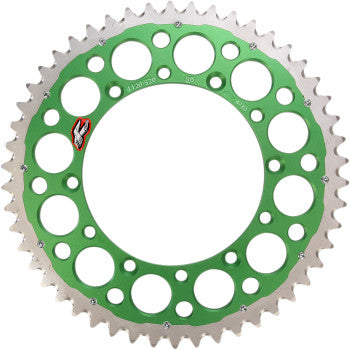 Image of Renthal Twinring™ Rear Sprocket • 50 Tooth Green Title Default Title