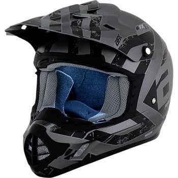 Image of AFX FX-17Y Attack Helmet Color Gray / Black Size Small