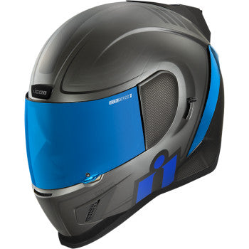 Image of ICON AIRFORM™ RESURGENT HELMET Color Blue / Black Size X-Small