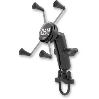 Image of Ram Mounts Handlebar Rail Mount with U-Bolt Base and Universal X-Grip® Cradle Title Default Title