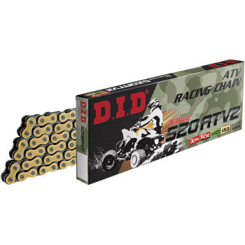 Image of DID 520 ATV2 Chain Links 102 Links Color Gold