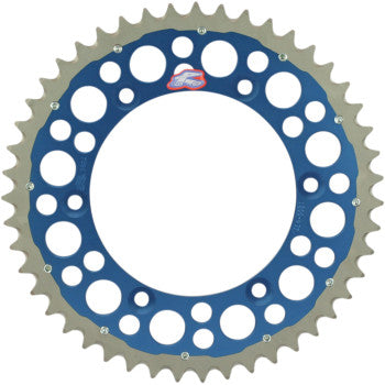 Image of Renthal Twinring™ Rear Sprocket • 50 Tooth Blue Title Default Title