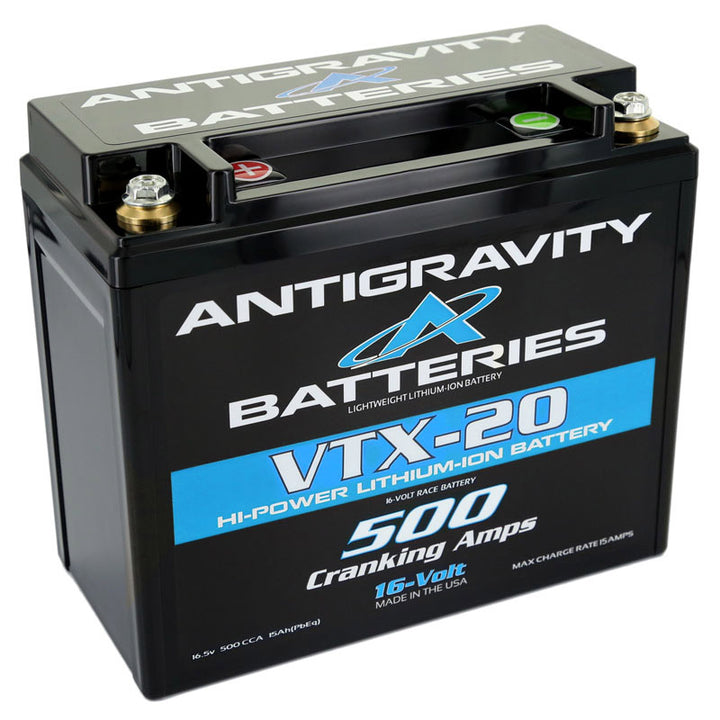 Image of VTX-20 Lithium 16V Battery Negative Terminal Location Right Side