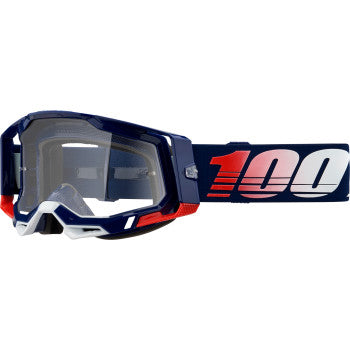 100% Racecraft 2 Goggles — Clear Lens