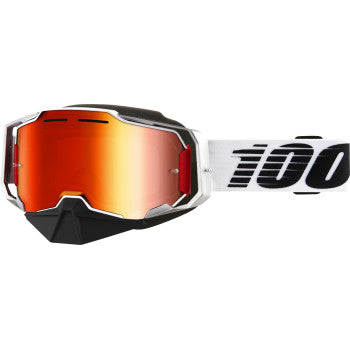 100% Armega Snow Goggles — Mirrored Lens