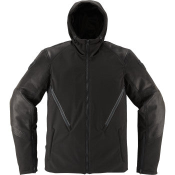 Image of Icon Basehawk2 Jacket Color Black Size Small