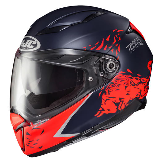 Image of HJC F70 RED BULL SPIELBERG Color Red Bull Spielberg MC-21SF Size X-Small