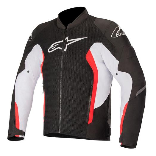 Image of ALPINESTARS VIPER V2 AIR JACKET Color Black/White/Red Size Small