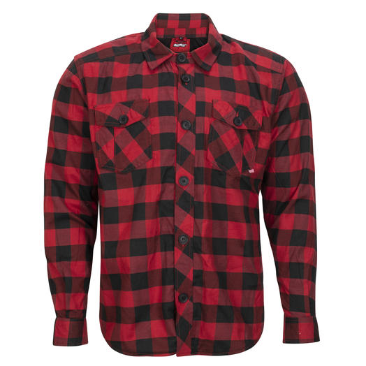 Image of NORU CHECK RIDING SHIRT Color Red/Black Size Small