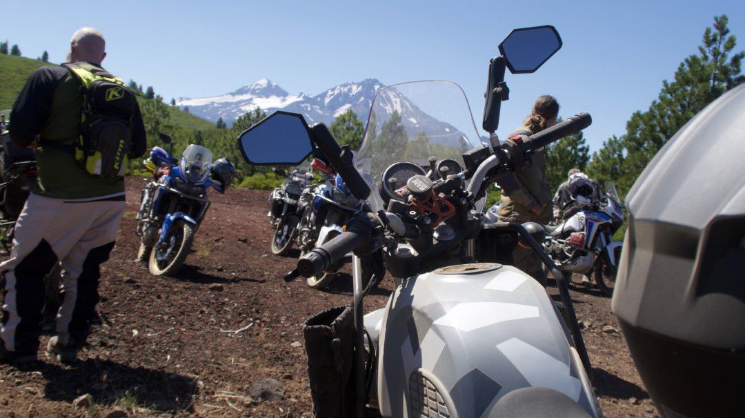 Moto and mountains on RIDE adventures ADV training